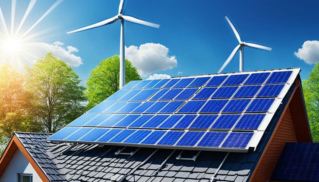 Kombination Photovoltaik Windkraft