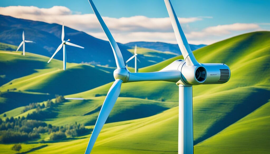 Moderne Windturbine von Aeromine Technologies