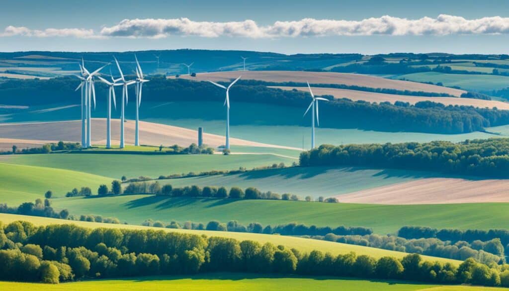 Windkraft und Energie- und Klimastrategie in Frankreich